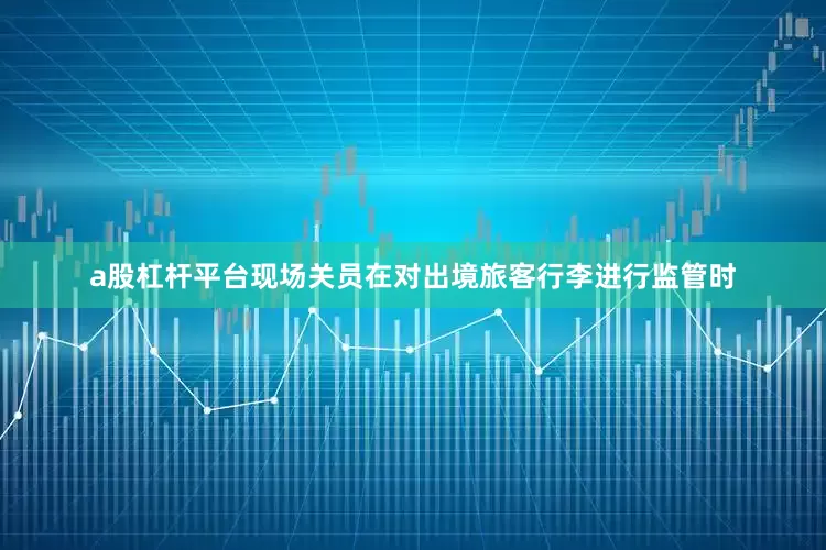 a股杠杆平台现场关员在对出境旅客行李进行监管时